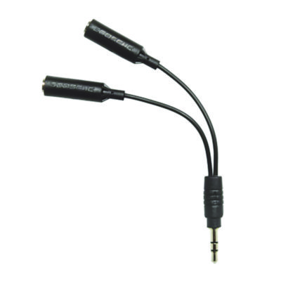 TuneShare+3.5+mm+to+3.5+mm+Audio+Splitter+Black+IUHPS