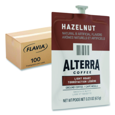 Alterra+Hazelnut+Coffee+Freshpack+Hazelnut+0.23+oz+Pouch+100%2fCarton+48011