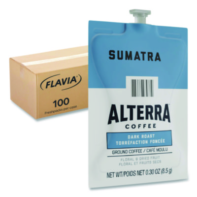 Alterra+Sumatra+Coffee+Freshpack+Sumatra+0.3+oz+Pouch+100%2fCarton+48017