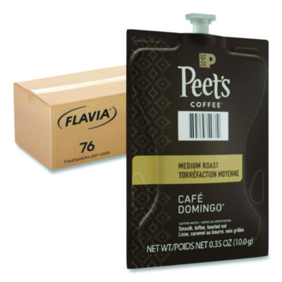 Peet%27s+Coffee+Cafe+Domingo+Freshpack+Cafe+Domingo+0.35+oz+Pouch+76%2fCarton+48035