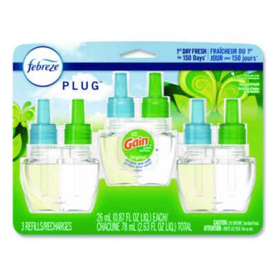 PLUG+Air+Freshener+Refills+Gain+Original+0.87+oz+3%2fPack+54341