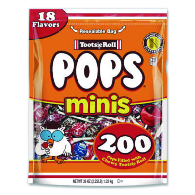 Pops+Minis+Assorted+Flavors+36+oz+Bag+200+Pieces+TOO4142