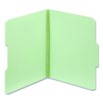 Pendaflex® Pressboard Expanding File Folders, 1/3-Cut Tabs: Assorted Positions, Letter Size, 2" Expansion, Light Green, 25/Box
