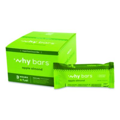 Why Bars™ Superfood Snack Bar Superfood Snack Bar, Apple Almond, 2.04 oz Bar, 12/Box