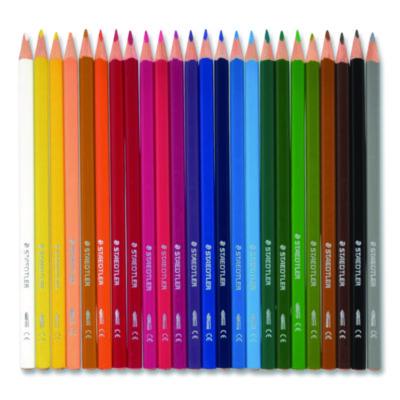 Staedtler® Watercolor Pencils, Assorted Lead and Barrel Colors, 24/Set