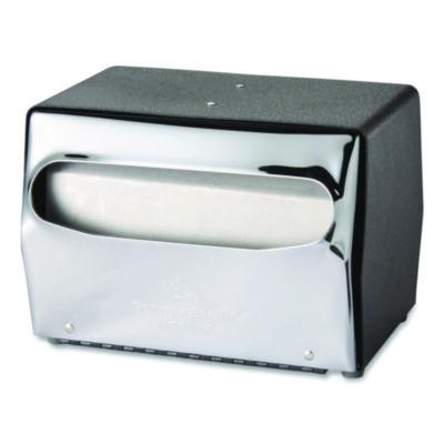 Dixie® Tabletop Napkin Dispenser, 7.5 x 6 x 5.37, Black/Chrome
