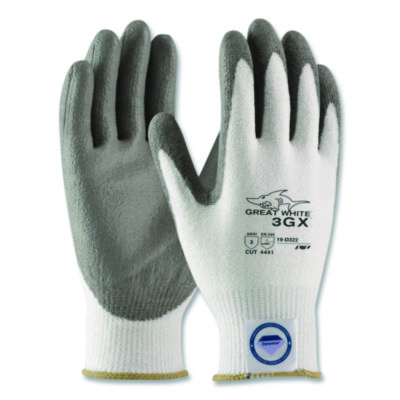 Great+White+3GX+Dyneema+Diamond+Blended+Gloves+Large+White%2fGray+19D322L