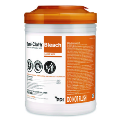 Sani+Professional+Sani-Cloth+Bleach+Germicidal+Wipes+75%2fCanister+P54072