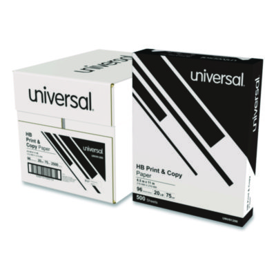 Universal+Deluxe+Multipurpose+Paper+98+8.5+x+11+500%2fReam+5+Reams%2fCtn+UNV91205