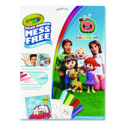 Crayola® Cocomelon Color Wonder Kit, Includes Five Markers, Ages 3 and Up, 18 Pages