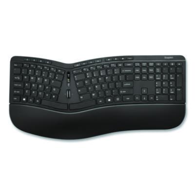 Staples TECH Wireless Ergonomic Keyboard Wireless Ergonomic Keyboard, Black