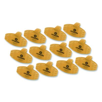HOSPECO® AirWorks Bowl Clips, Citrus Grove Scent, Orange, Dozen