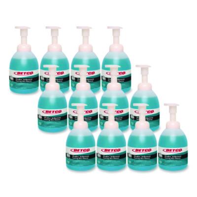 Betco® UltraBlue Antibacterial Foaming Skin Cleanser, Fragrance-Free, 500 mL Bottle, 12/Carton