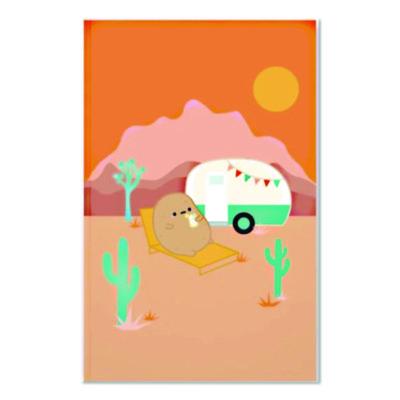 Denik Smoko Tayto Joshua Tree Journal, College Ruled, 144 Pages LFC1896L