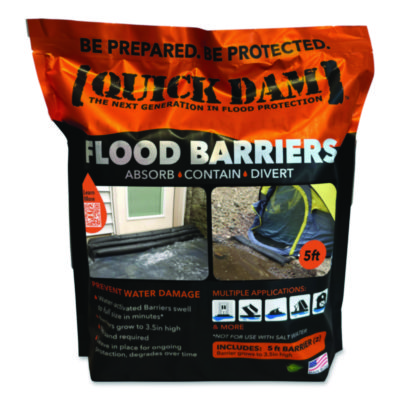 Flood Barriers 6" x 5 ft x 3.5" 2/Pack QD652