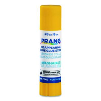 Prang® Washable Glue Sticks, Blue, 0.28 oz, Dries Clear