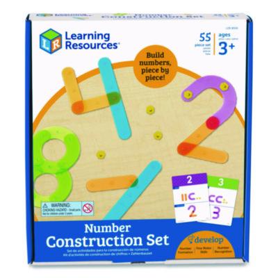 Learning Resources® Number Construction Activity Set, Pre-K to K, 50 Pieces