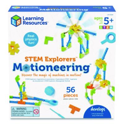 Learning Resources® STEM Explorers Motioneering, Grades K to 2, 56 Pieces