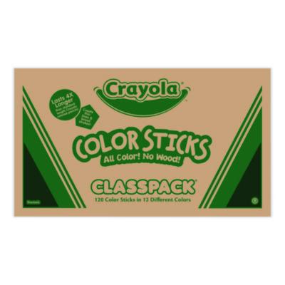 Crayola Color Sticks Classpack Set Assorted Colors 120/Pack 688120