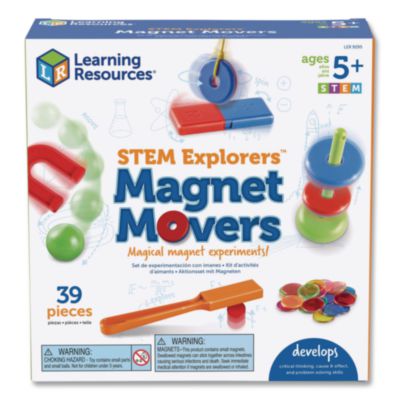Learning Resources® STEM Explorers Magnet Movers, Grades K to 2, 39 Pieces