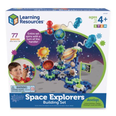 Learning Resources® Gears! Gears! Gears! Space Explorers Building Set, Grades Pre-K to 5, 77 Pieces