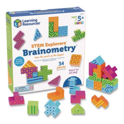 Learning Resources® STEM Explorers Brainometry, Grades K to 2, 24 Pieces