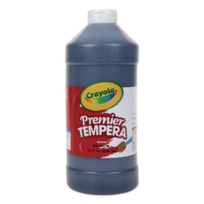 Premier Tempera Paint Black 32 oz Bottle 541232051