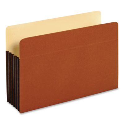 Pendaflex Tyvek-Reinforced File Pocket 5.25" Expansion Legal Size Redrope 10/Box 64274