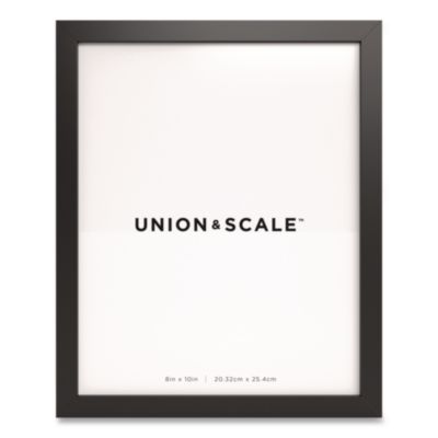 Union & Scale™ Essentials Wood Picture Frame Essentials Wood Picture Frame, 8 x 10, Black