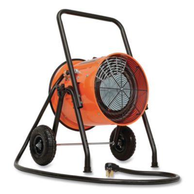 Global Industrial® Portable Salamander Heater with Adjustable Thermostat, 10,000 W, 21.59 x 28 x 38.5, Orange