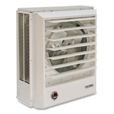 Global Industrial® Unit Heater Horizontal or Vertical Downflow, Multi-Watt, 10,000 W, 19 x 8.5 x 21.44, White
