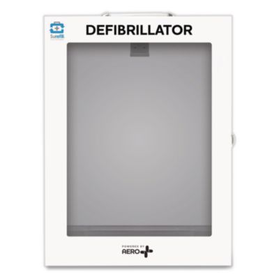 CARDIACT™ Defibrillator Wall Cabinet Defibrillator Wall Cabinet, 14.5 x 6.75 x 18.25, White