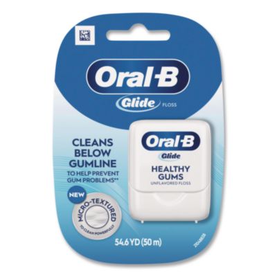 Oral-B® Glide Healthy Gums Unflavored Dental Floss, Unscented, 48/Carton