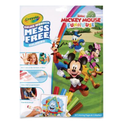 Color Wonder Mickey Mouse Clubhouse Coloring Book Ages 3 and Up 18 Pages 757006