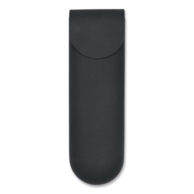 Silicone+Travel+Pouch+3+x+1.3+x+9+Black+SPLSTRVL0006