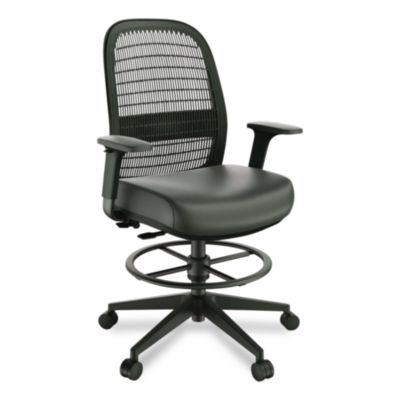 Health+Bedford+Drafting+Stool+Supports+Up+to+275+lb+26.5x+33.6+Seat+Height+Black+Seat+Black+Back+Black+Base+WP62575