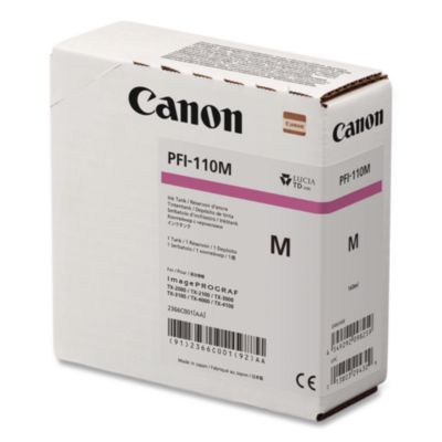 Canon+PFI-110M+Original+Ink+Cartridge+Pigment+Magenta+2366C001