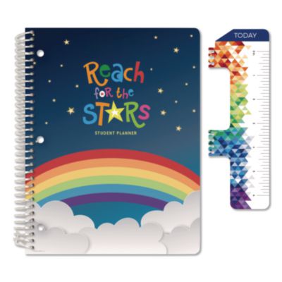 Reach for the Stars Elementary Student Organizer 11-Months: 7-Subject Day Multicolor Cover 11 x 8.5 Aug 2025 to June 2026 NAD26EB85112