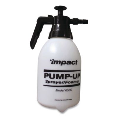 Impact® Pump-Up Sprayer/Foamer, 64 oz, Translucent White/Black