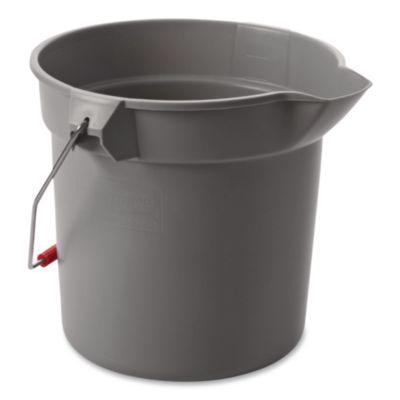 10 Quart Plastic Utility Pail Plastic Gray 10.5" dia FG296300GRAY 10+Quart+Plastic+Utility+Pail+Plastic+Gray+10.5%22+dia+FG296300GRAY
