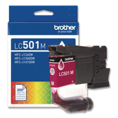 Brother+Genuine+LC501M+Standard+Yield+Magenta+Ink+Cartridge