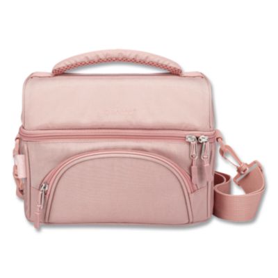 Deluxe Insulated Lunch Bag 8" x 10" x 7.5" Blush Pink BGOBG2M