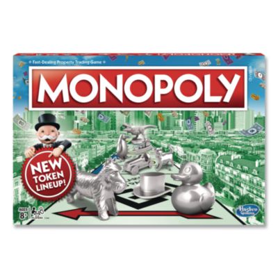 Hasbro Monopoly New Edition Classic Board Game Monopoly New Edition Classic Board Game, 2 to 8 Players, Ages 8 and Up, 117 Pieces