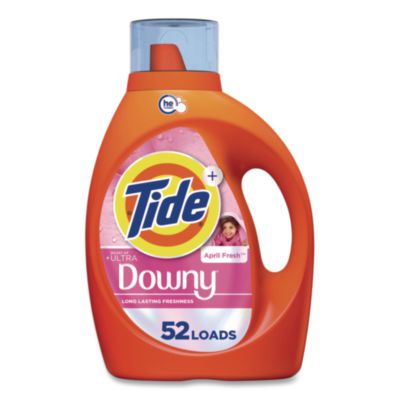Plus Boost of Ultra Downy Laundry Detergent HE Compatible April Fresh Scent 73 oz Bottle 17523