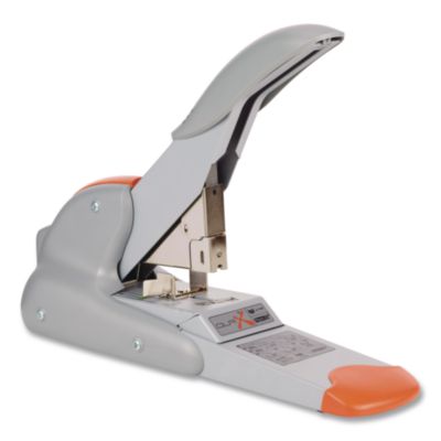 Rapid® DUAX Heavy-Duty Stapler, 20 to 170 Sheet Capacity, Silver/Orange