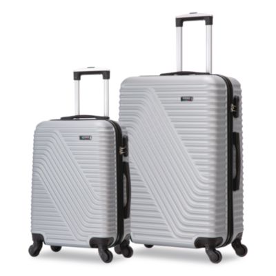 TUCCI VOYAGE Vertice ABS 2-Piece Luggage Set VOYAGE Vertice ABS 2-Piece Luggage Set, Silver