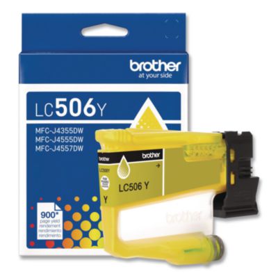 Brother+Genuine+LC506Y+Standard+Yield+Yellow+Ink+Cartridge