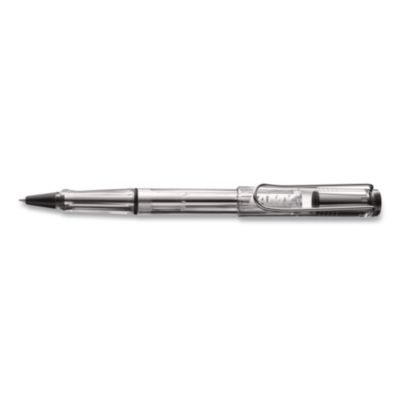 safari+Rollerball+Pen+Stick+Medium+Black+Ink+Vista+Transparent%2fBlack+Barrel+L312