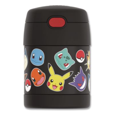 FUNtainer Pokemon Two-Compartment Food Jar 10 oz Black/Multicolor F3103PM6M