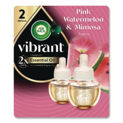 Vibrant Scented Oil Warmer Refill Pink Watermelon and Mimosa 0.67 oz 2/Pack 6233800142